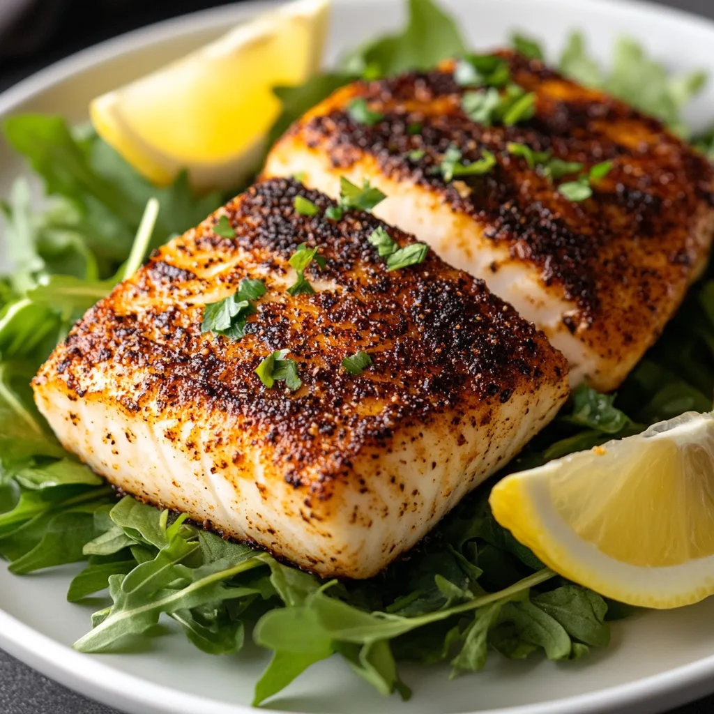 blackened halibut recipe